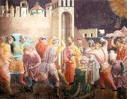 UCCELLO, Paolo Stoning of St Stephen Sweden oil painting artist